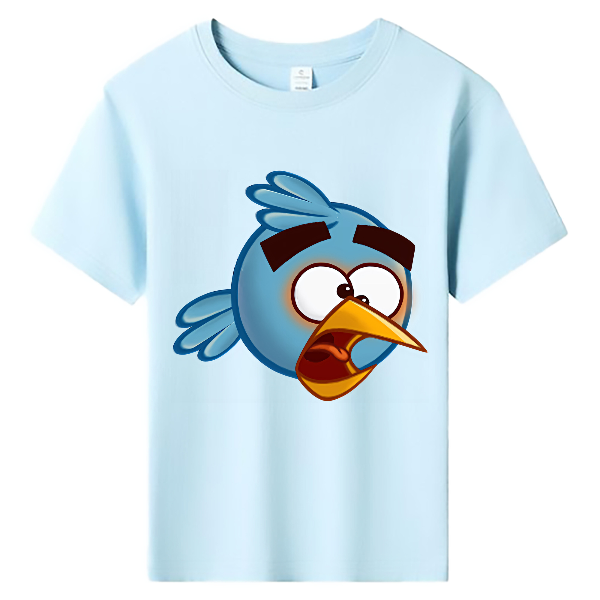 （画像用） Angry Birds アングリーバード 綿100％キッズTシャツ（フロントプリント）
